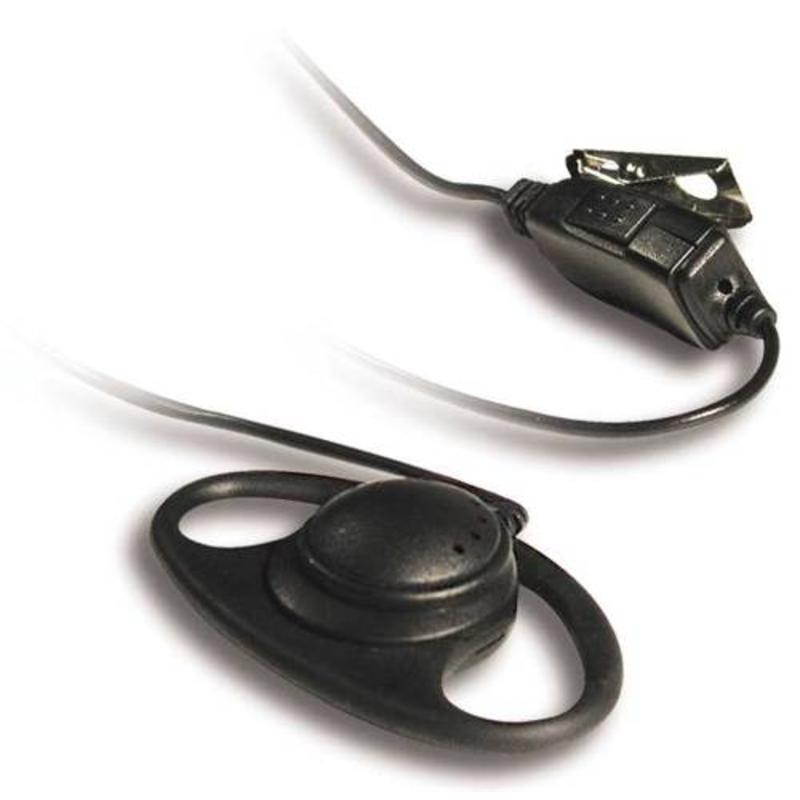 Clip Microphone Headset With Earphone For Tk Model Radios Kenwood KHS-27