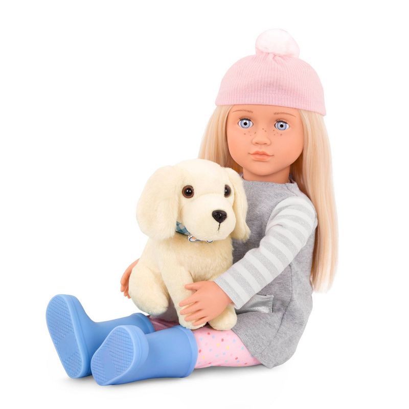 Our Generation 18" Doll & Pet Travel Set - Meagan & Passenger Pets Bundle