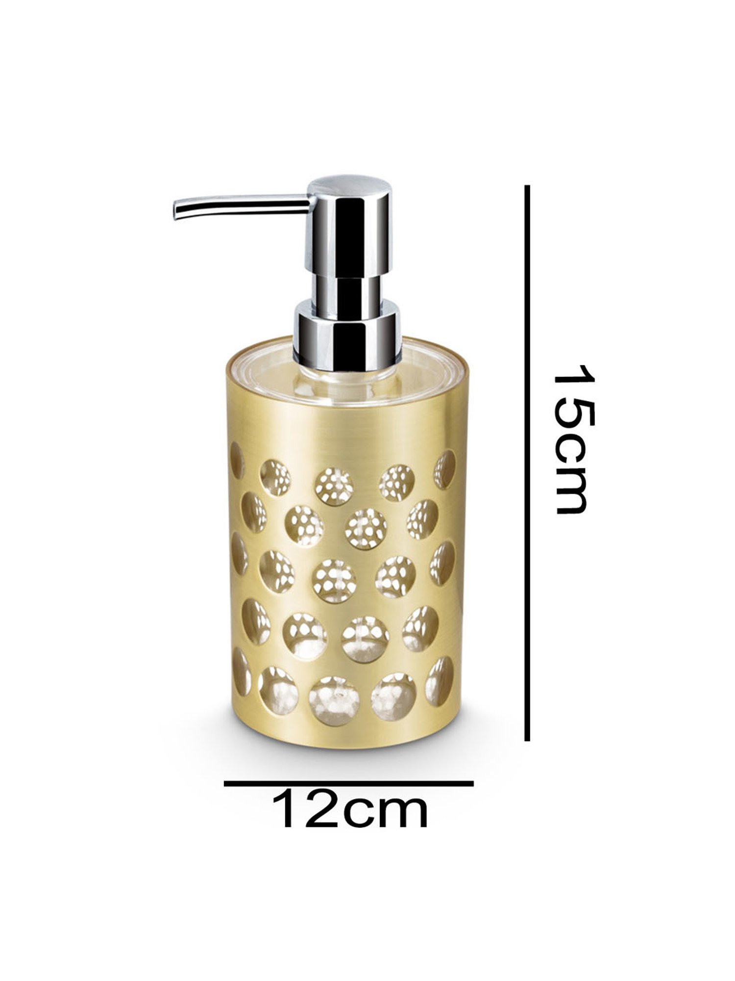 Freelance Gold Polyresin Set of 4 Bathroom Accessories