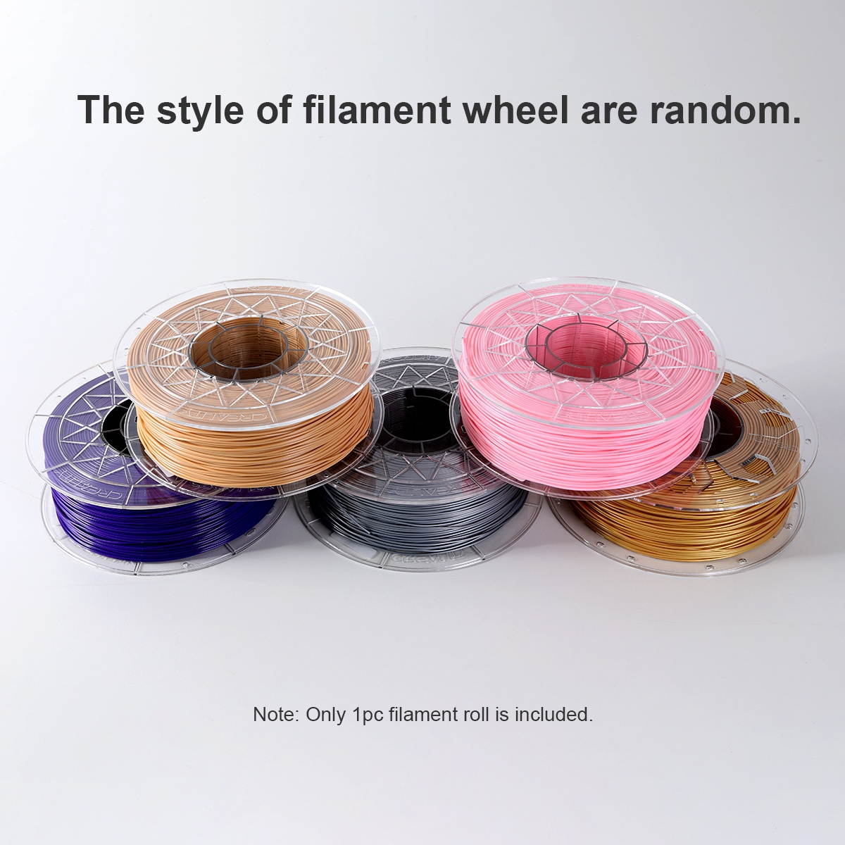 Creality 3D Printer CR-PLA Filament 1.75mm 1kg/2.2lbs Filament Dimensional Accuracy +/- 0.02 mm, Red