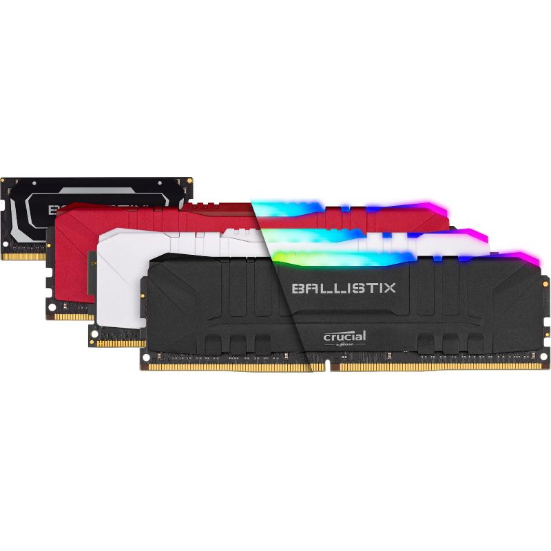 Crucial Ballistix 16GB DDR4 SDRAM Memory Module - For Notebook, Desktop PC, Server - 16 GB (2 x 8 GB) - DDR4-3200/PC4-25600 DDR4 SDRAM - CL16 - 1.35 V