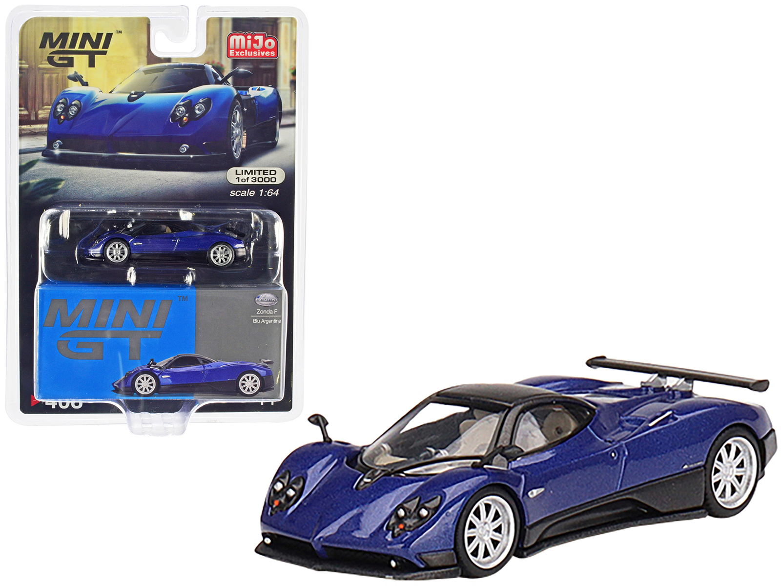 Pagani Utopia Green Metallic 1/64 Diecast Model Car by CM Models