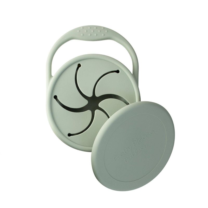 Pretty Please Teethers Snack Cup - Sage