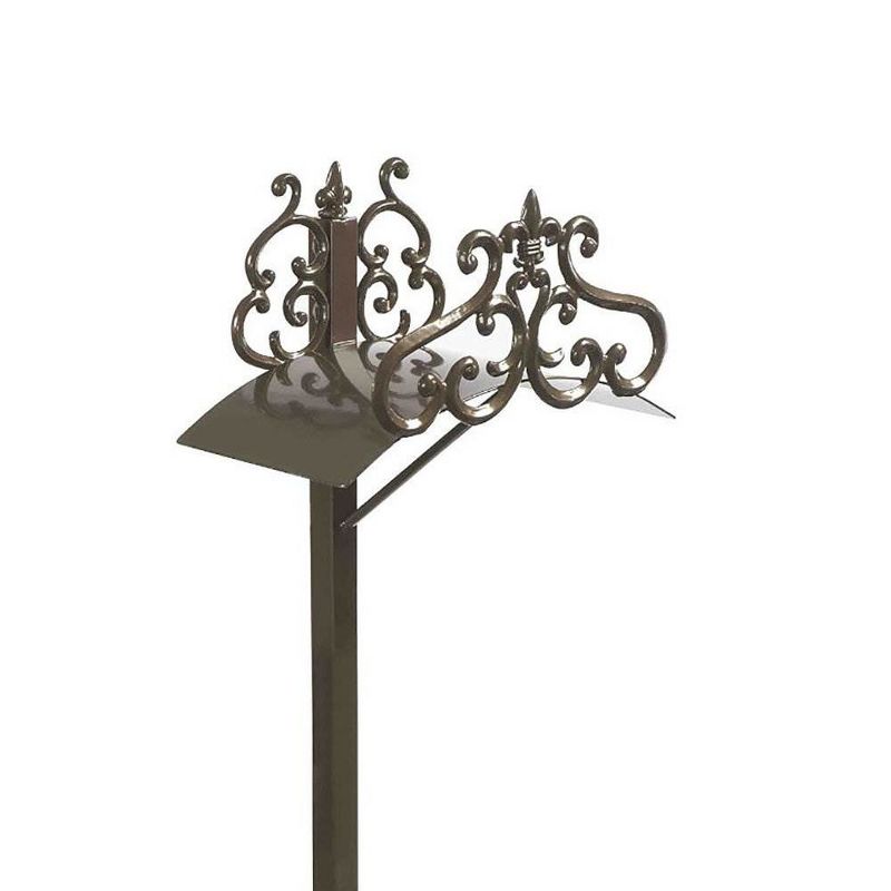 Liberty Garden LBG-649-KD Steel Decorative Garden Hose Stand with Hyde Park Design for Backyard, Garden, or Home in Bronze