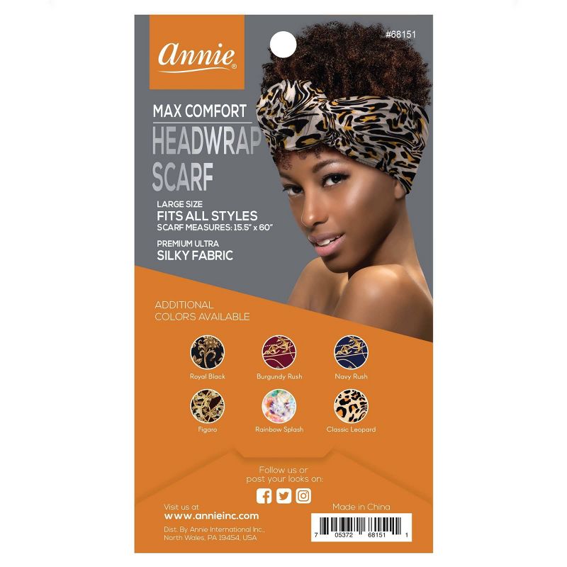 Annie International Headwrap Scarf - Leopard