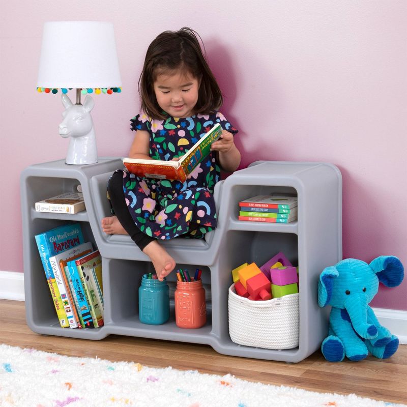 Cozy Cubby Reading Nook Bookshelf Black - Simplay3
