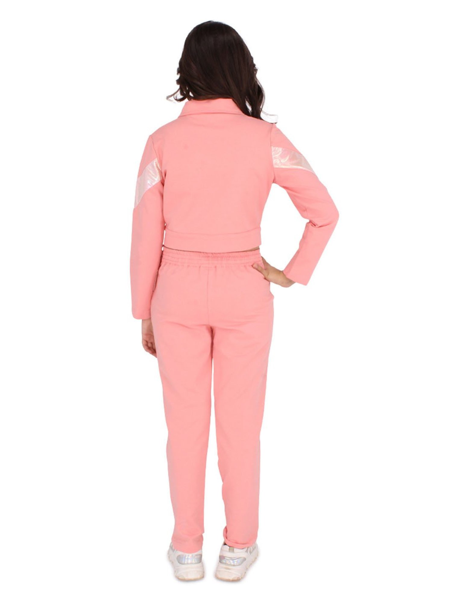 Pantaloons Junior Black Cotton Printed Trackpants