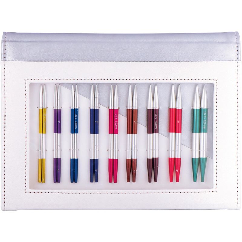 Knitter's Pride-SmartStix Deluxe Interchangeable Needles Set-Sizes 4/3.5mm To 11/8mm