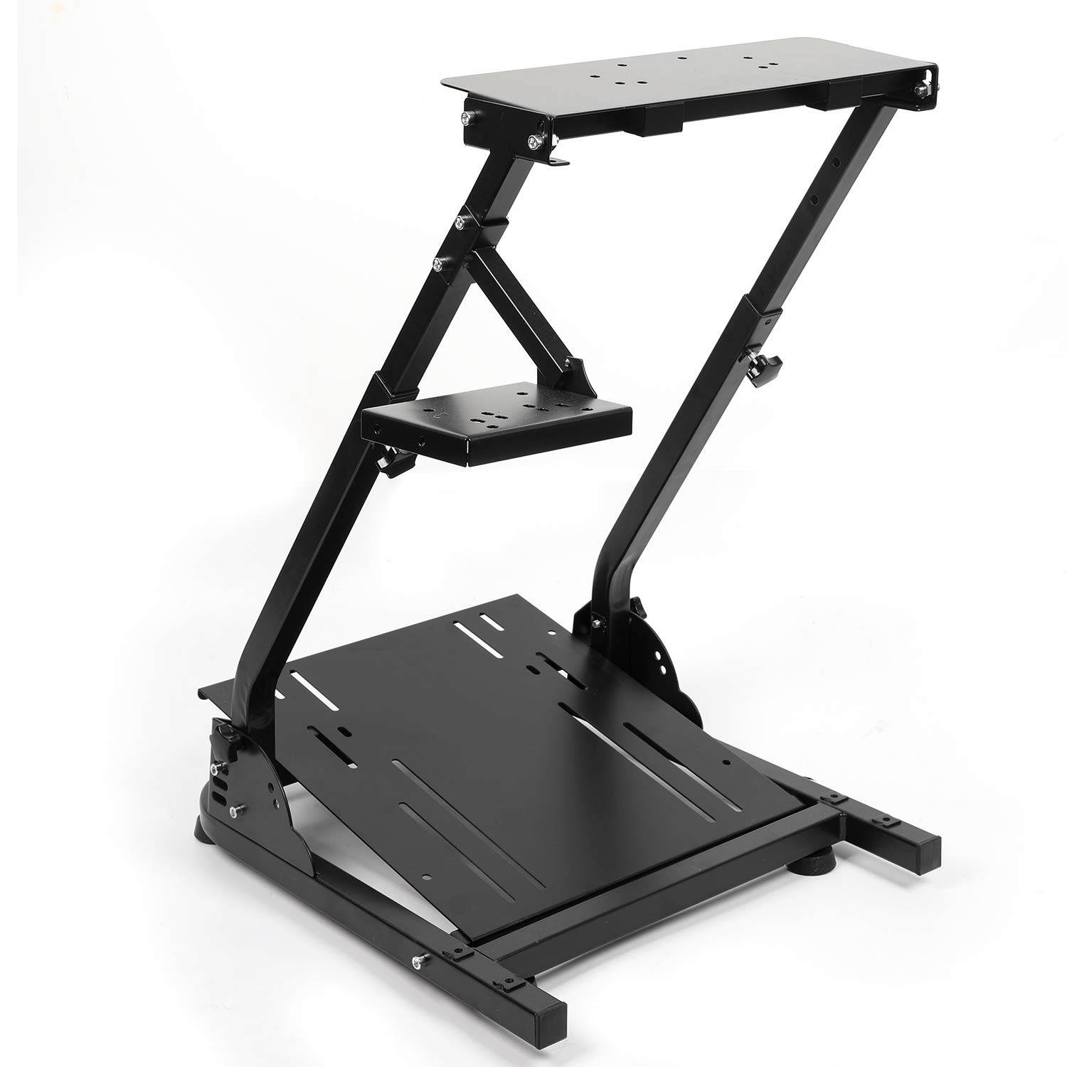 Adjustable Racing Steering Wheel Stand Pro Shifter Mount Fit for Logitech G25, G27, G29, G920 Racing Simulator Cockpit Video Game Accessories, Shifter Wheel Pedals NOT Included