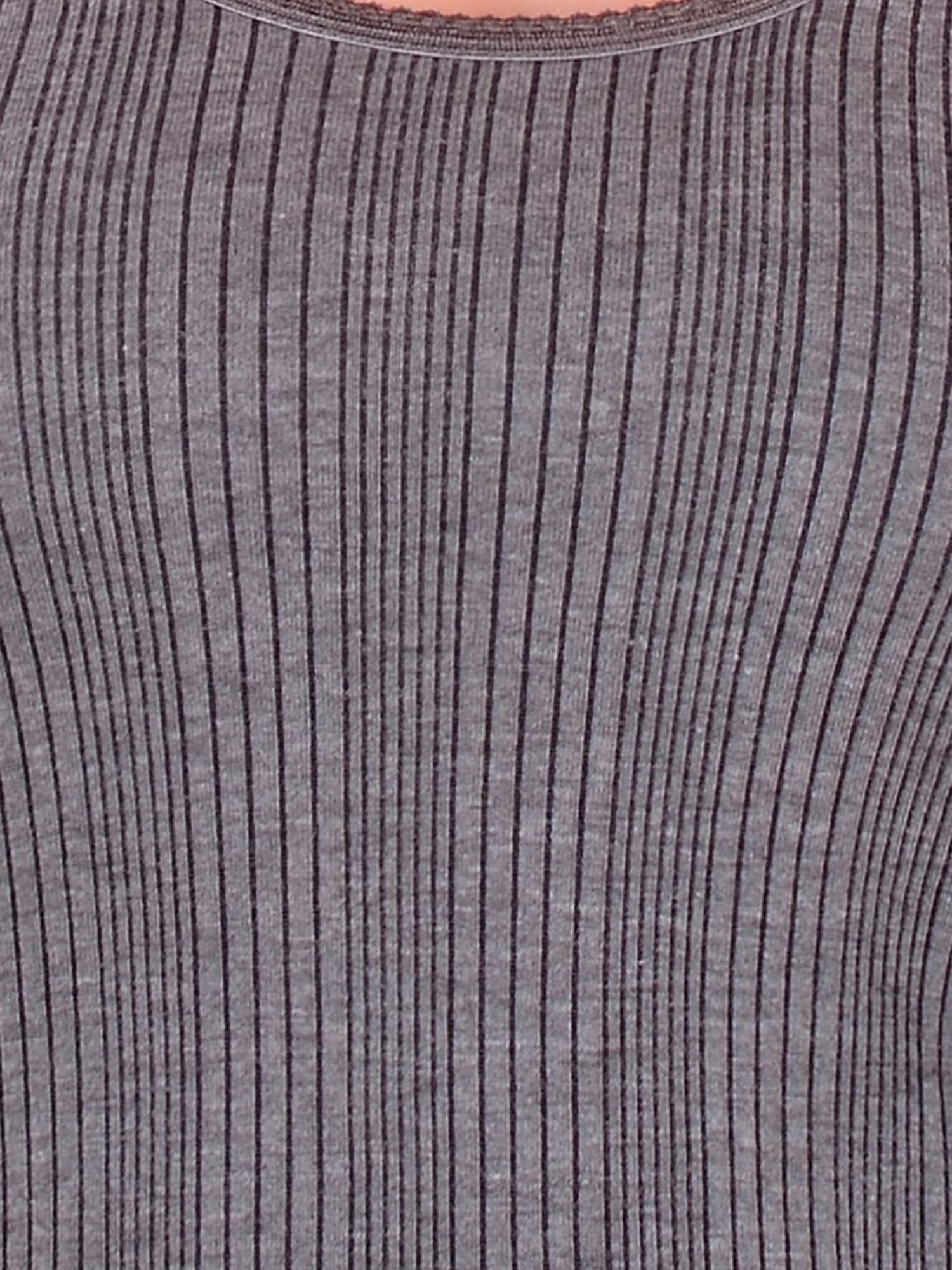 LUX Inferno Grey Striped Top Leggings Set