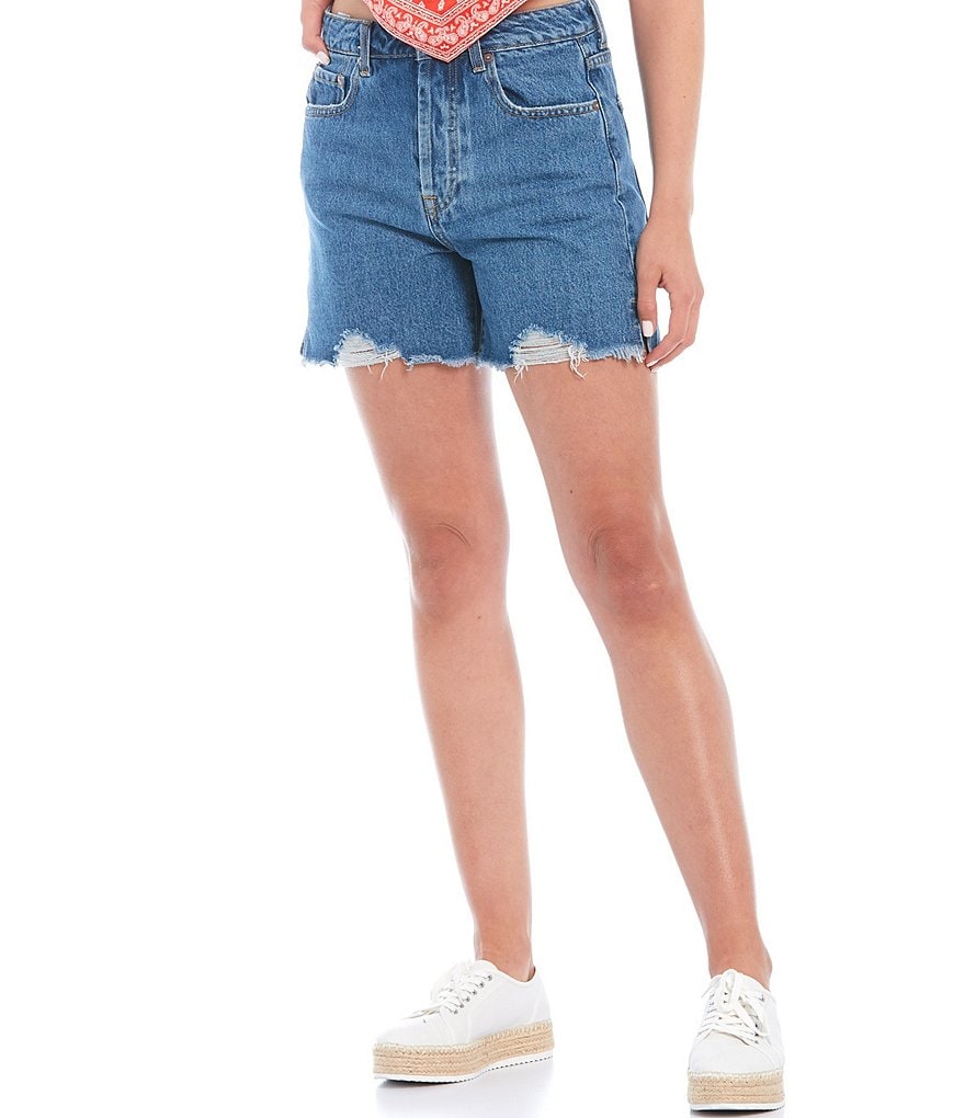 Cloth & Stone Button Side Coordinating Shorts