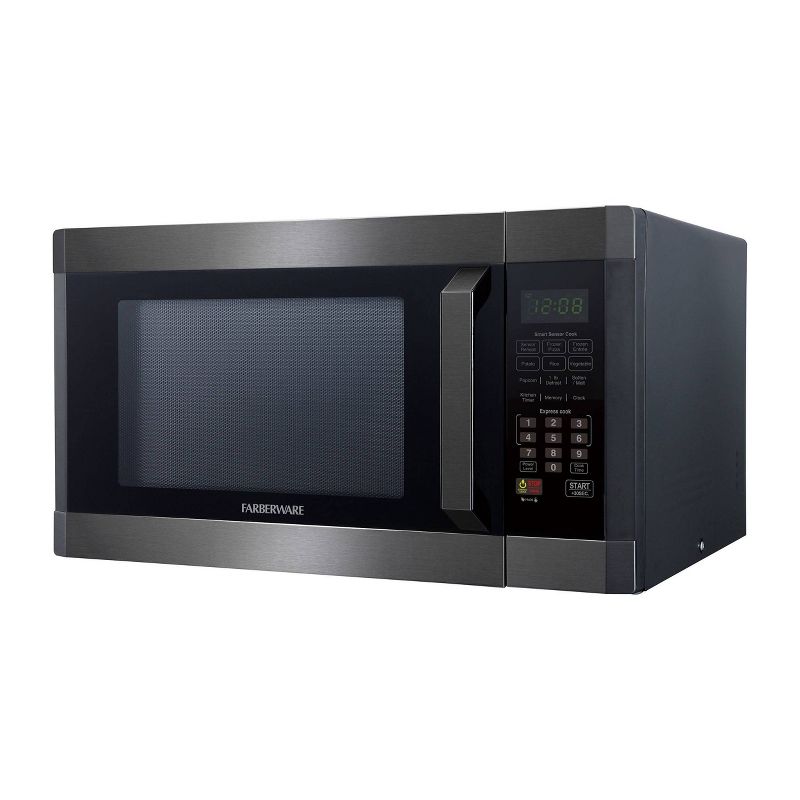 Faberware 1.6 cu ft Microwave Oven with Smart Sensor - Black