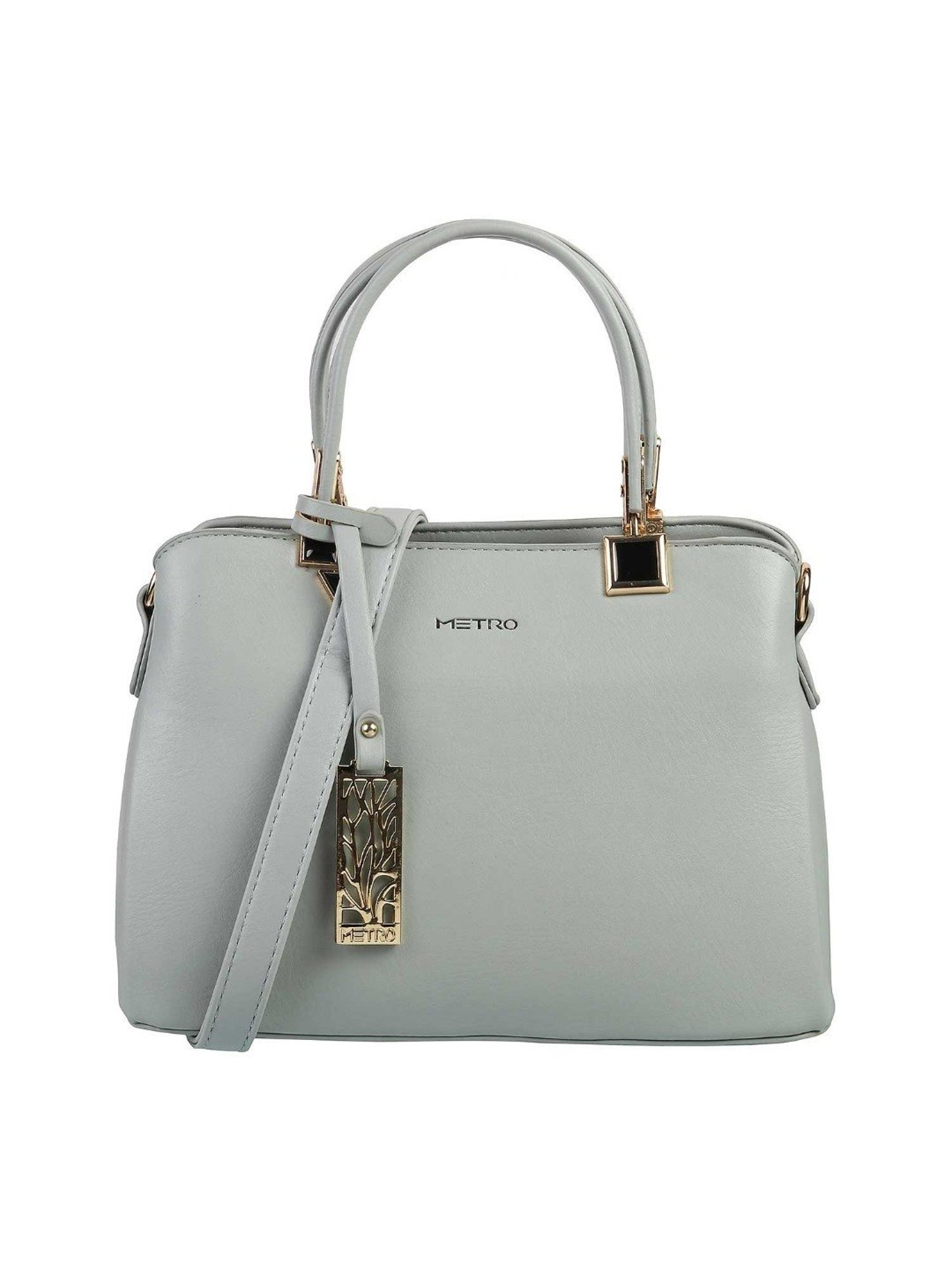 Metro Green Medium Satchel Handbag