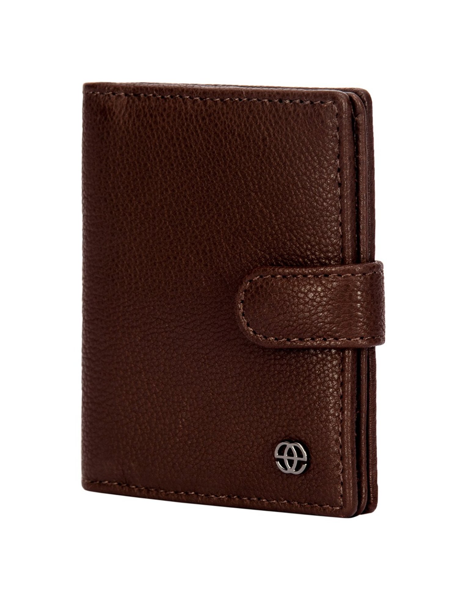 Eske Ren Dark Brown Textured Small Card Holder