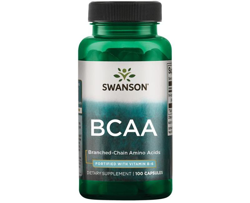 Swanson Branched-Chain Amino Acids 100 Capsules.