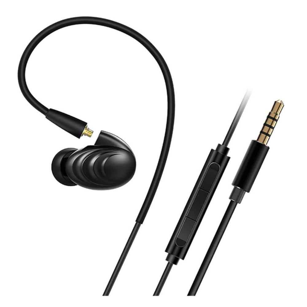 Fiio F9 Hybrid Three Driver Earphone - Black