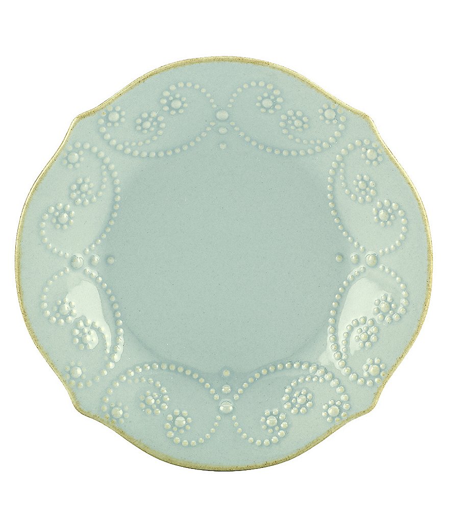 Lenox French Perle Scalloped Stoneware Tidbit Plate