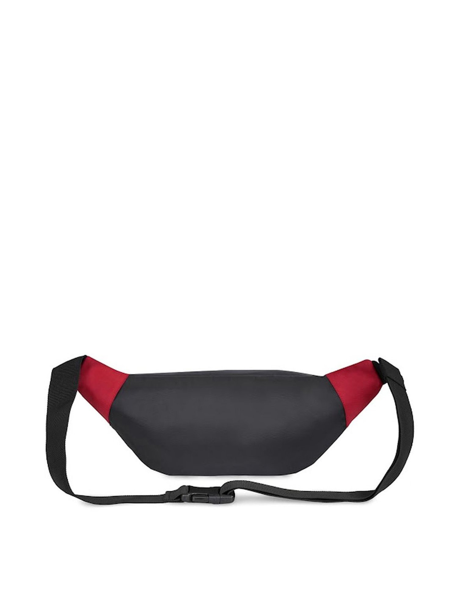 Aeropostale Carlin Red & Black Polyester Color Block Waist Pouch
