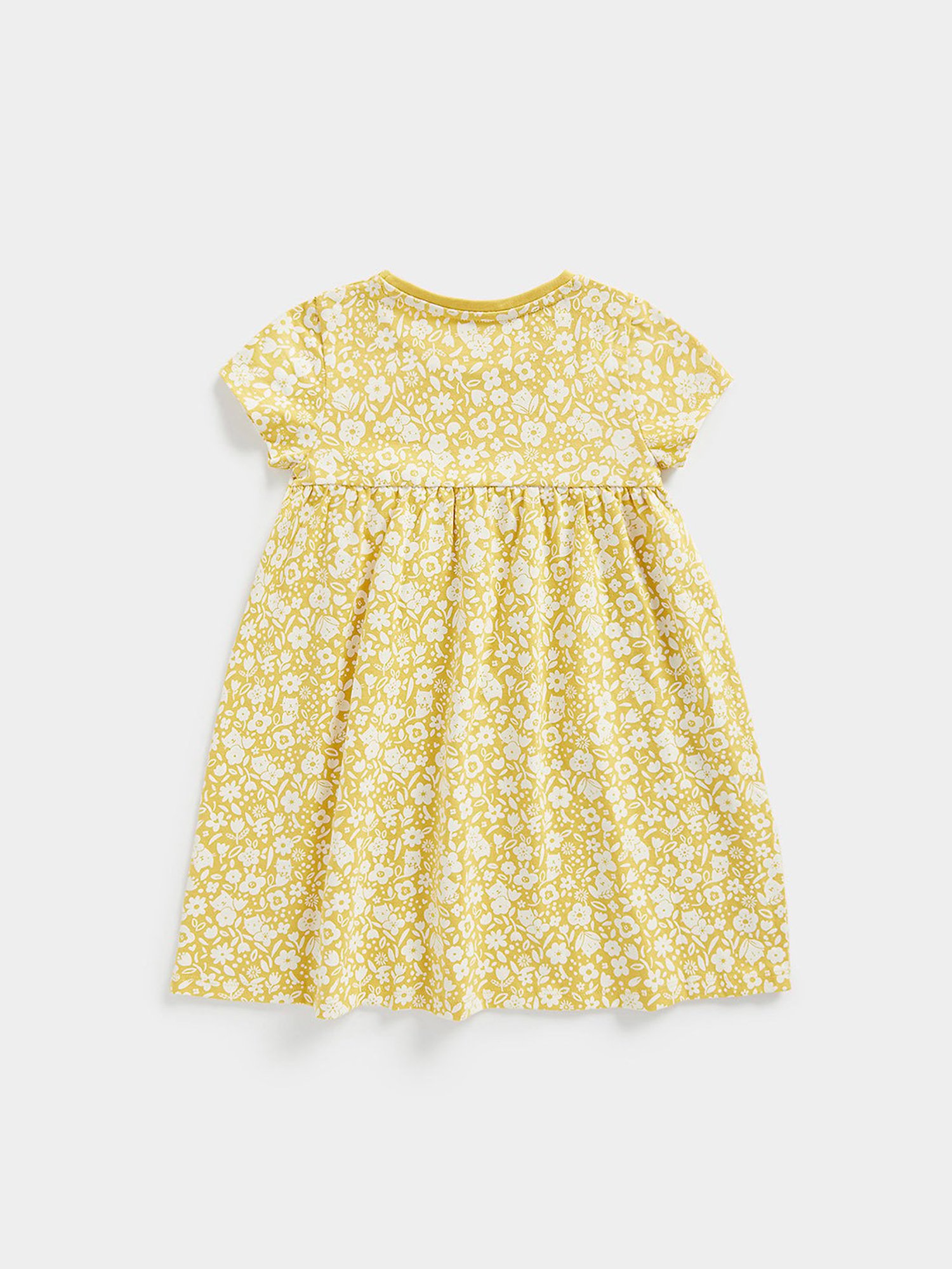 Mothercare Kids Mustard Floral Print Dress
