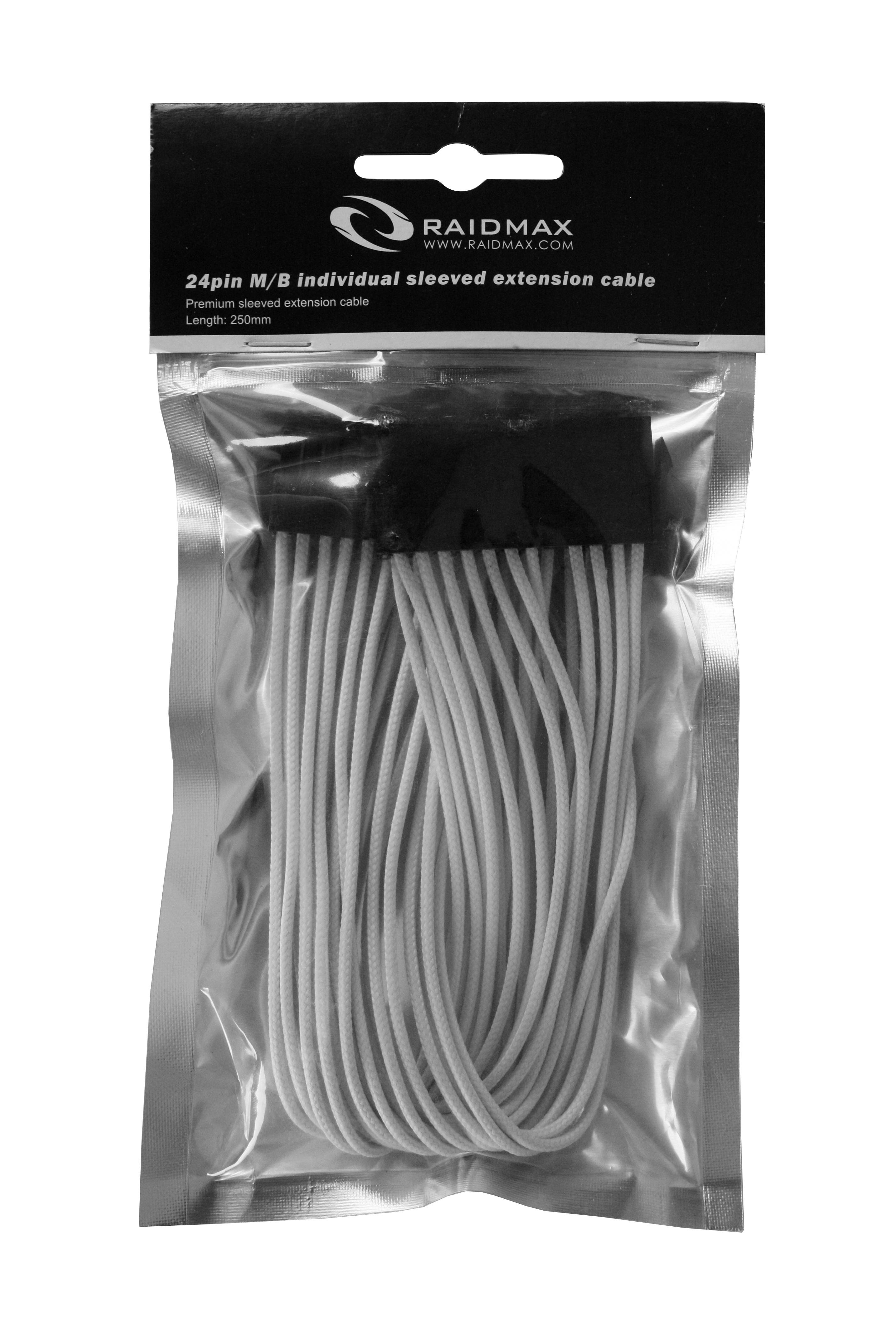 RAIDMAX ATX 24Pin to 20+4Pin PSU Power Supply Extension Cable-Black