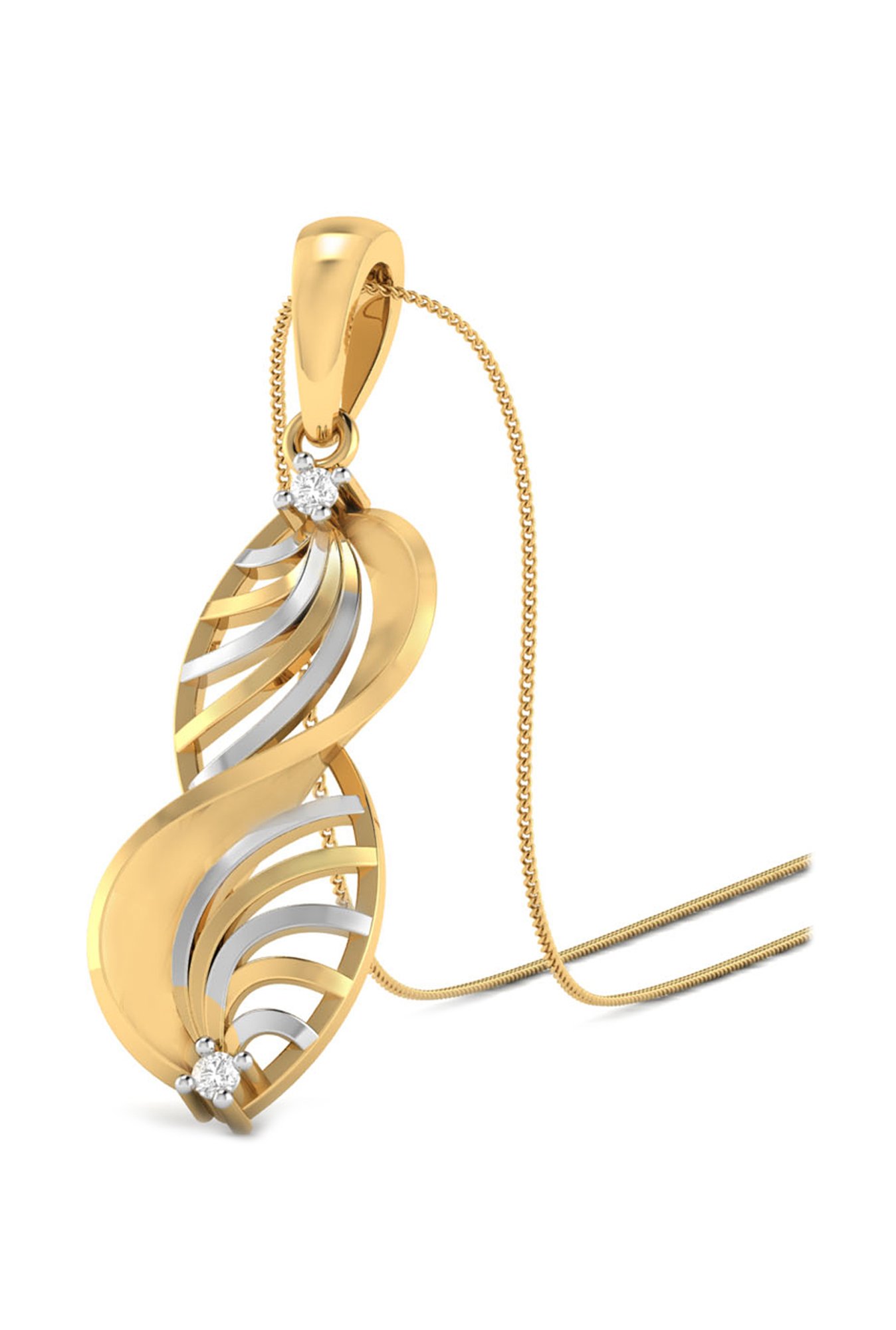 CKC Sacred Rudraksha Gold Pendant: Single Loop Elegance