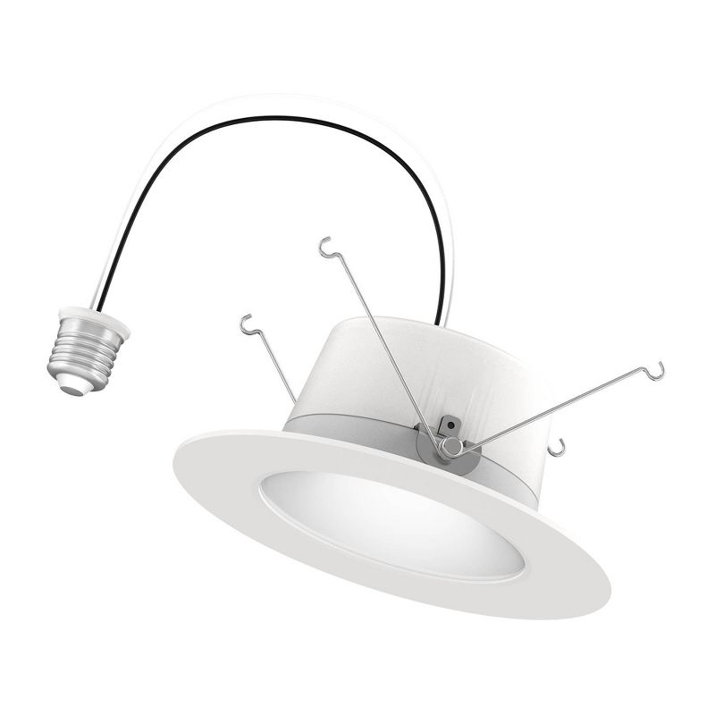 6" LED Recessed Wellness Downlight Pendant White - Brilli