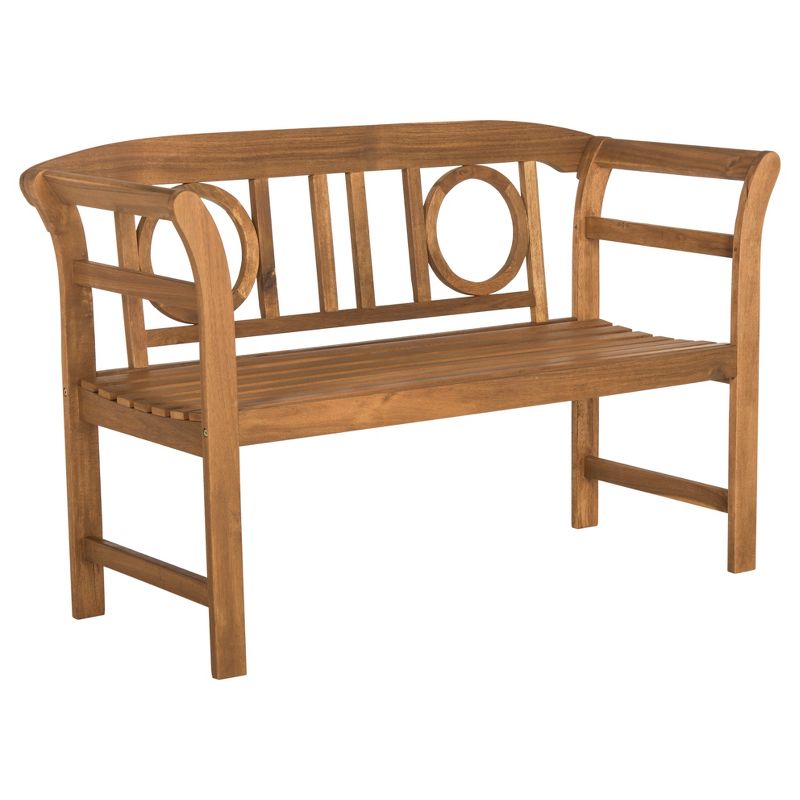 Moorpark 2 Seat Bench - Teak - Safavieh