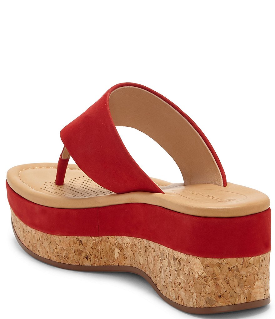 CC Corso Como Arowin Thong Cork Wedge Sandals