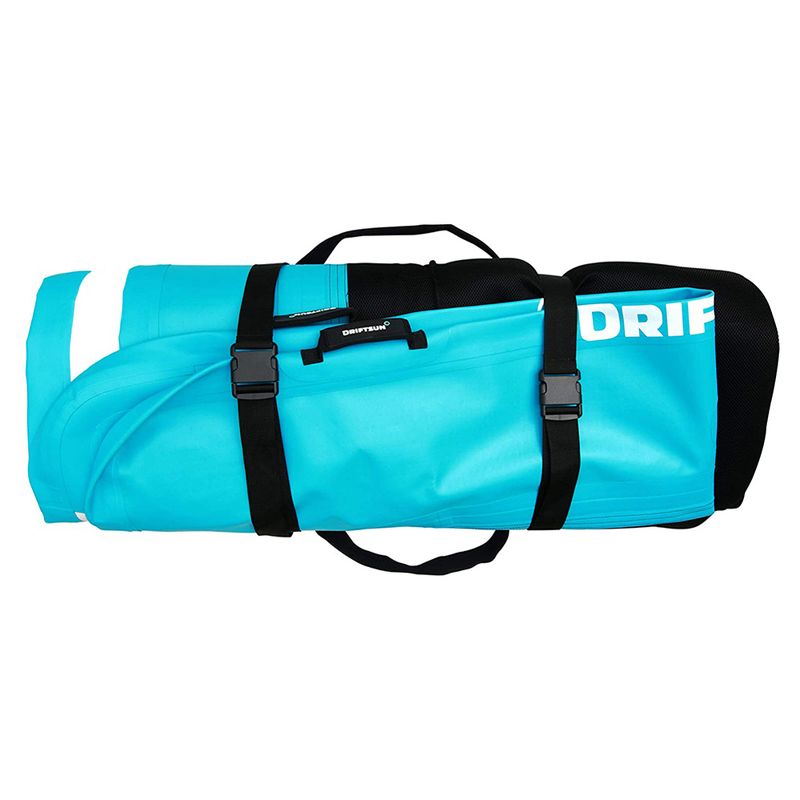 Driftsun Mesa Oasis Inflatable Floating Water Pad Deck Dock Platform Island Mat for Ocean, Pool, or Lake Swim Recreation and Relaxation (15 x 6.5 Ft)