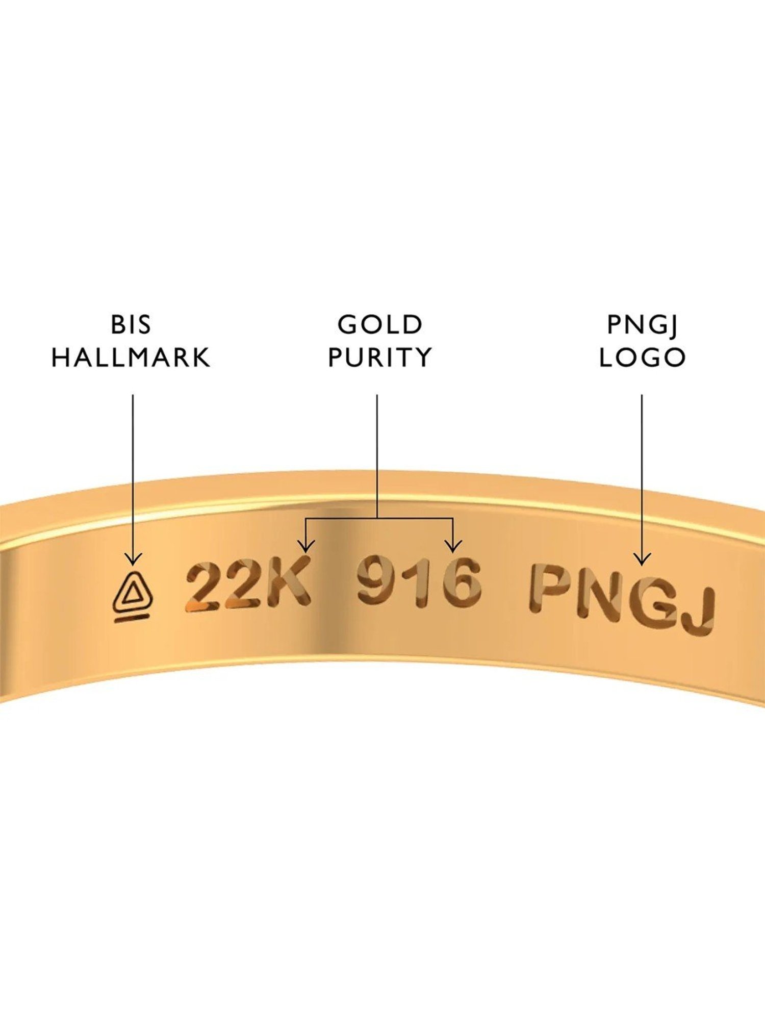 PC Jeweller Kata 22 kt Gold Nosepin