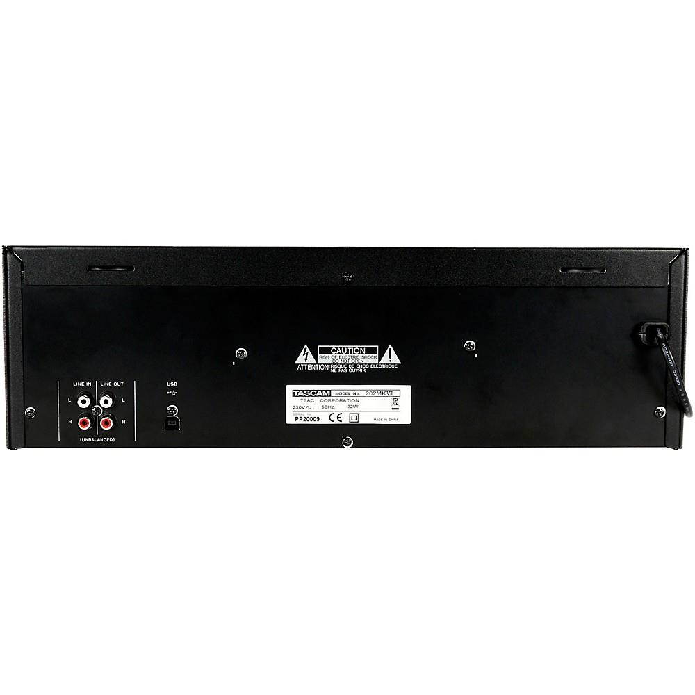 Tascam 202MKVII Rackmount USB Dual Cassette Deck