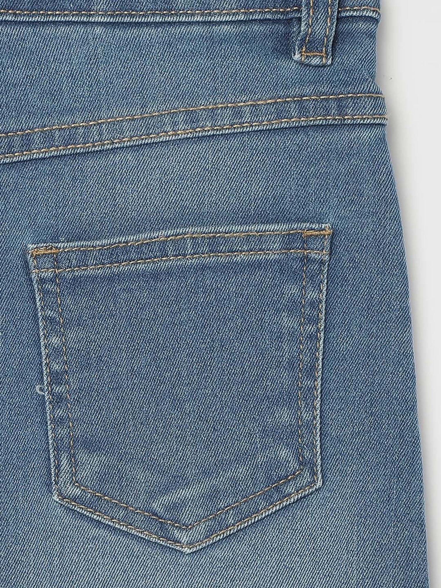 Fame Forever by Lifestyle Kids Blue Cotton Embellished Skirt