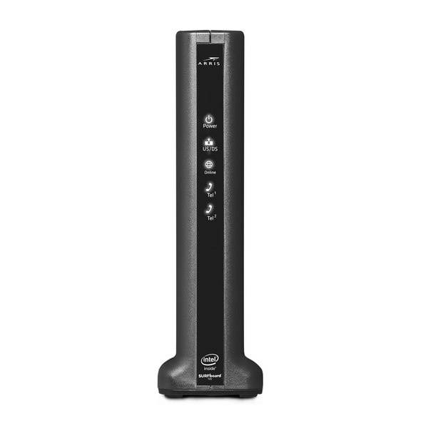 ARRIS T25 SURFboard DOCSIS 3.1 Internet & Voice Modem for Xfinity (Black)