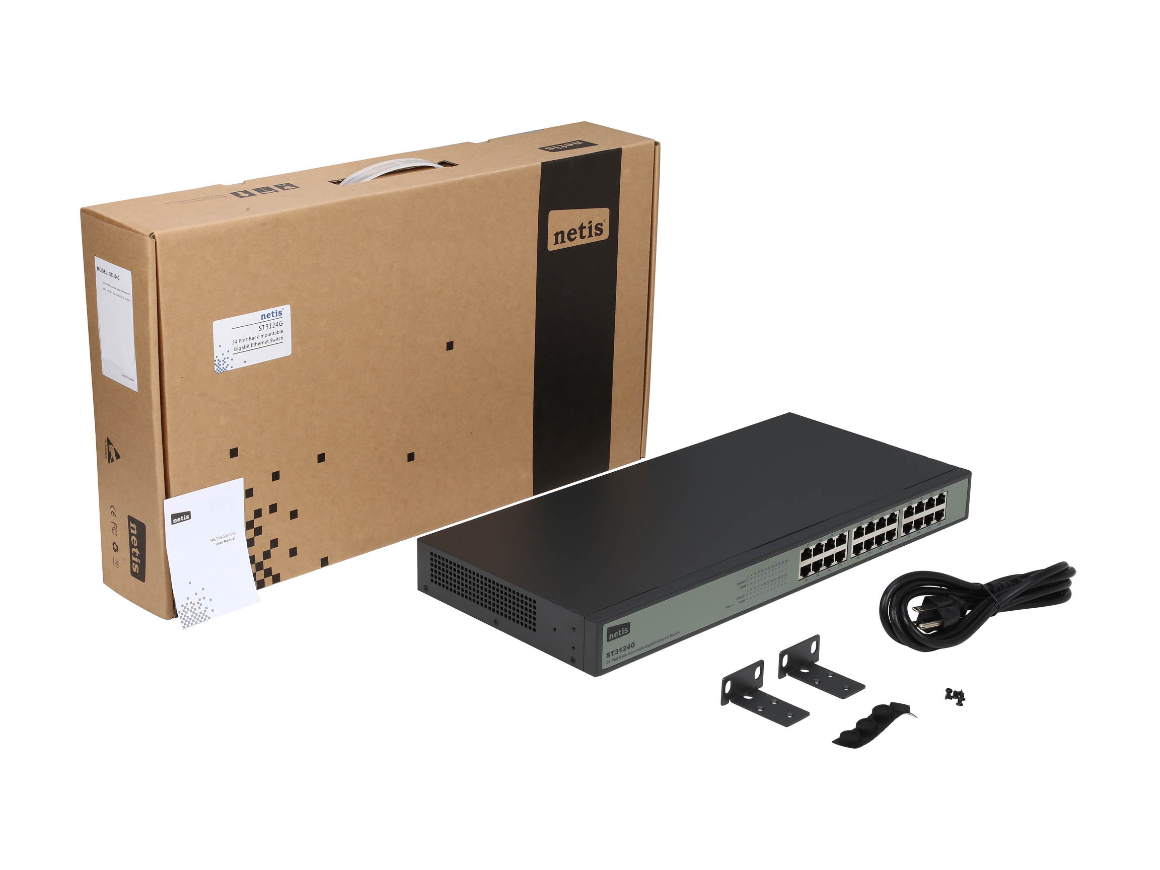 NETIS ST3124G 24 Port Gigabit Ethernet Rackmount Switch