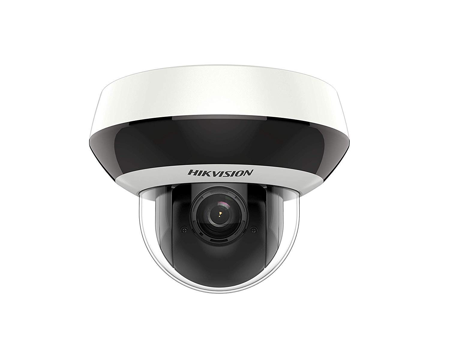 Hikvision 4MP HD PTZ Outdoor POE IP Camera DS-2DE2A404IW-DE3, Pan/Tilt/2.8mm~12mm 4X Optical Zoom, 4-Megapixel (2560x1440),Night Vision 20m,SD Card Recording,Audio Input Output IP66 IK10 H.265+, 1-Pcs