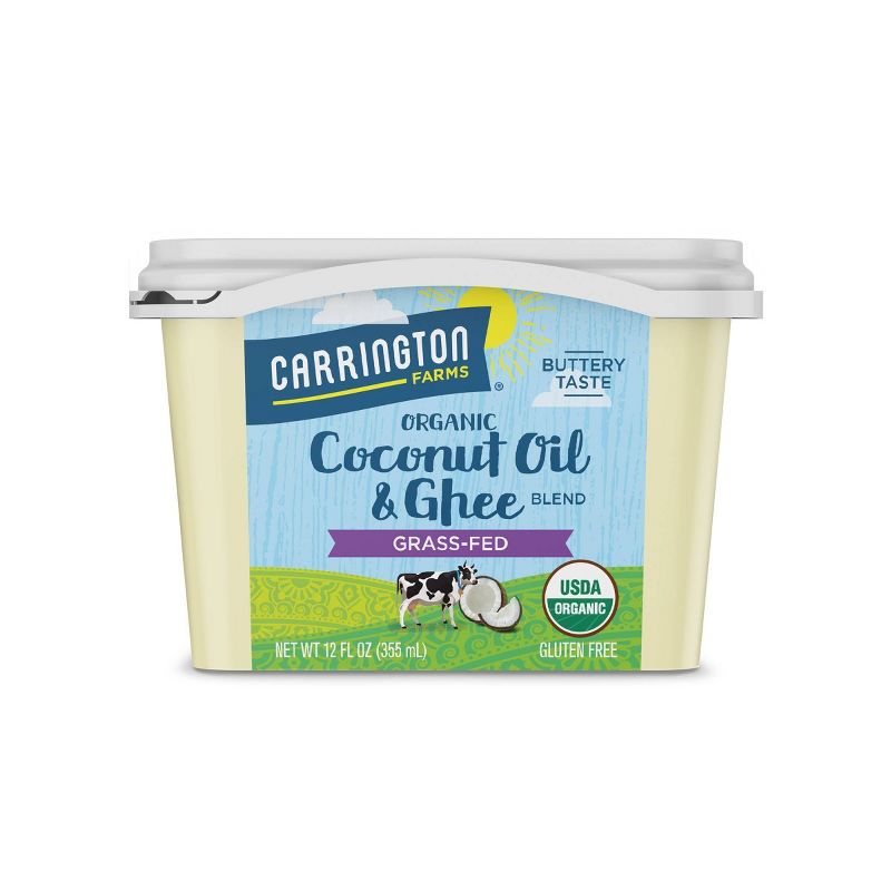 Carrington Farms Organic Coconut Oil and Ghee - 12oz