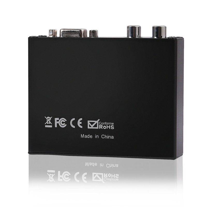 VGA to HDMI Converter VGA + R / L to HDMI VGA to HDMI 1080p with Audio HD Audio AV Adapter Connector For Projector PC Laptop to HDTV