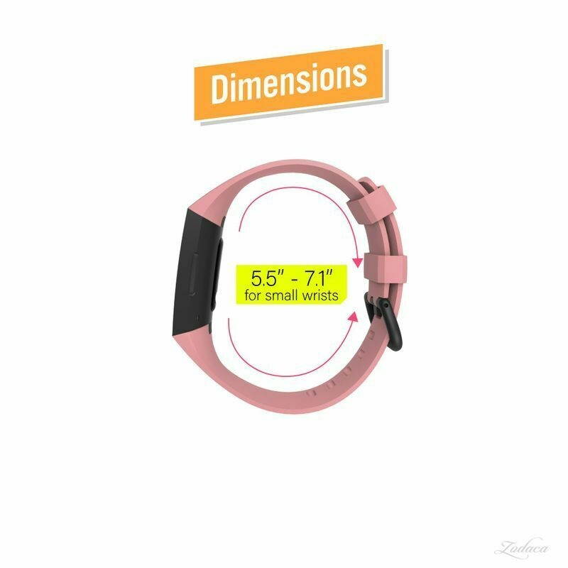 Replacement Watch Band Wristband Sports Strap For  Charge 3, Pink Size S
