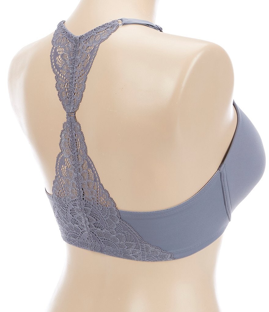 Modern Movement Lace Racerback Full-Busted Contour Underwire Bra