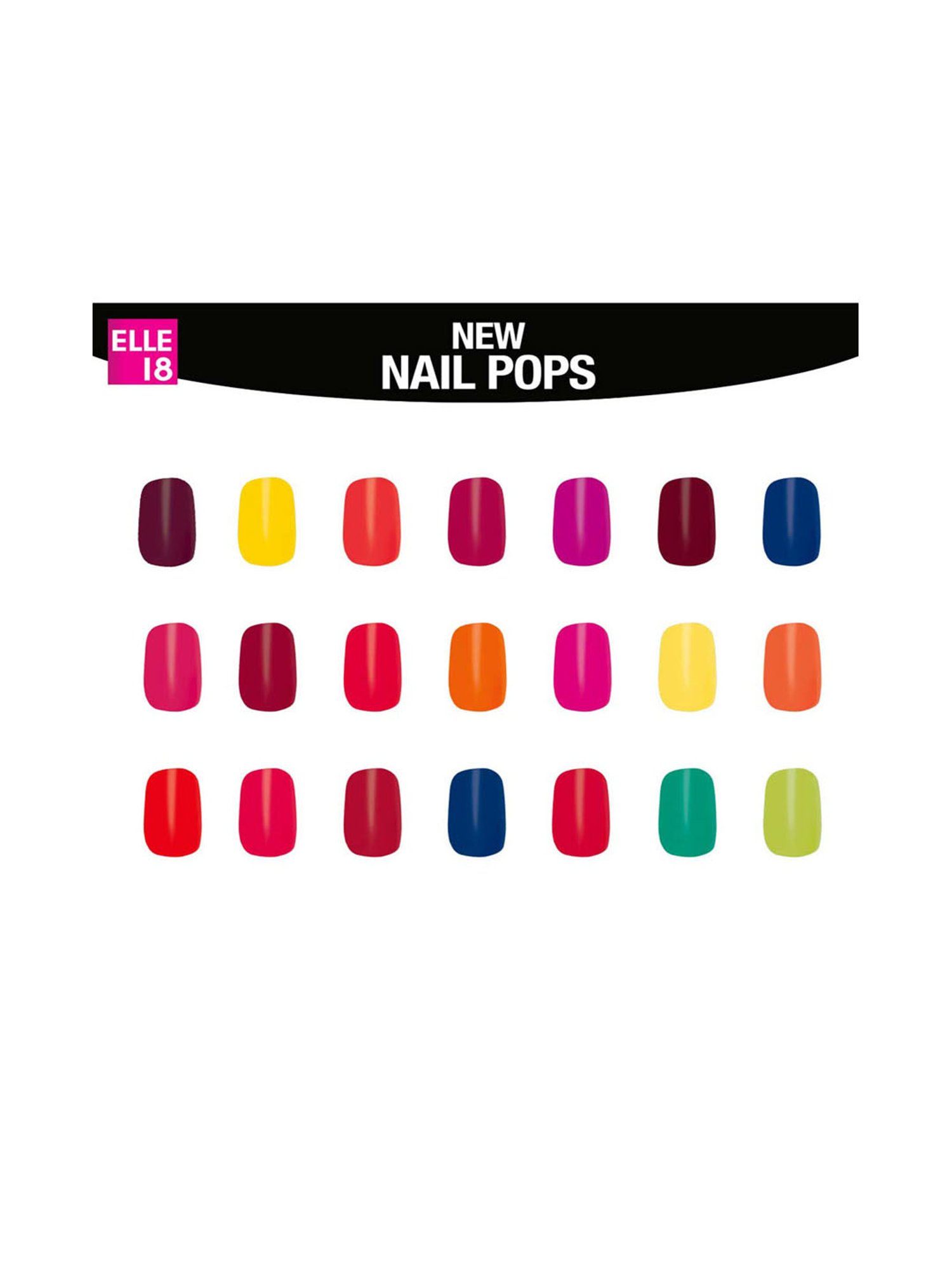 Elle 18 Nail Pops Nail Color Shade 128 - 5 ml