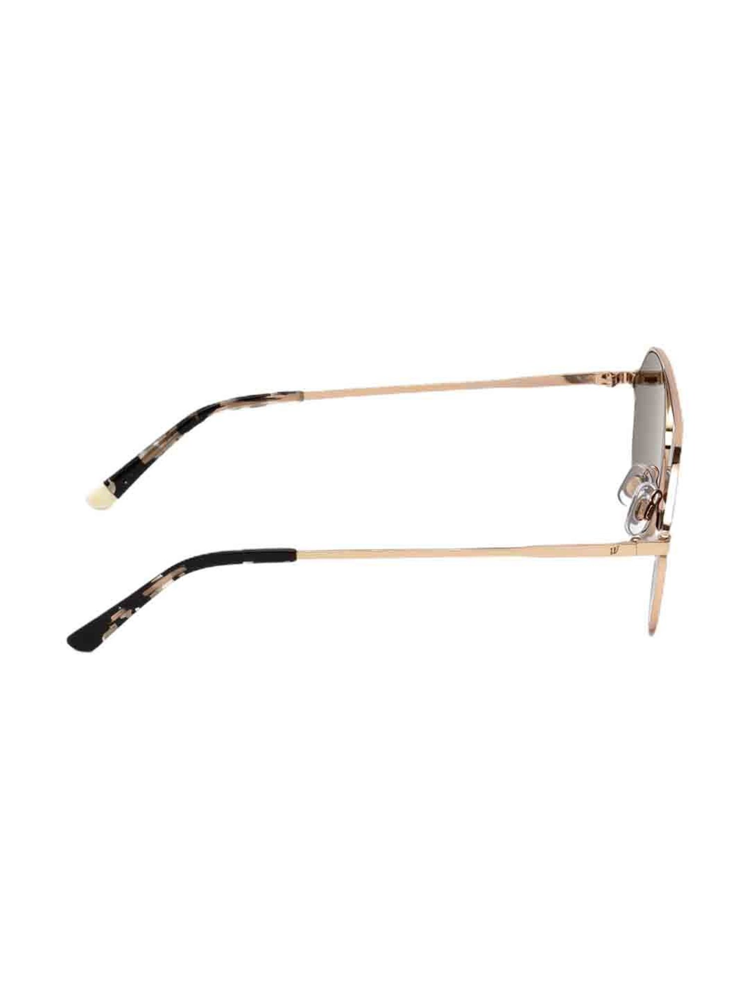 Web Eyewear Brown Pilot Unisex Sunglasses Designed in Italy