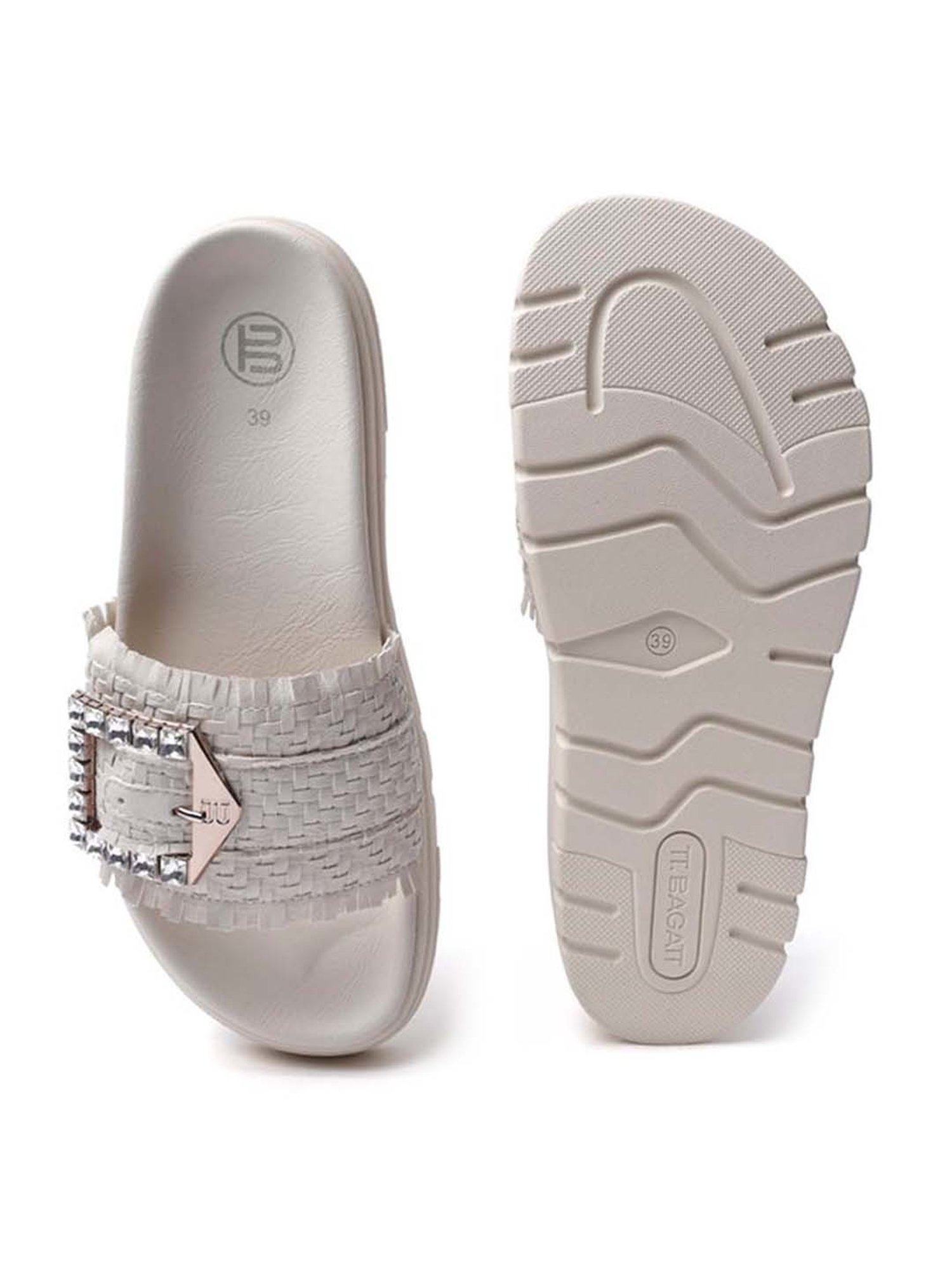 BAGATT Women's Dalia Evo Beige Casual Sandals