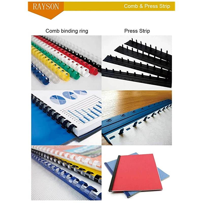 CR10W10305644 Plastic Binding Combs 19Ring 55Sheets80gsm 20lb Capacity White Comb Ring 38in Max Binding Letter Size Paper 85 x 110 inches Box of 100