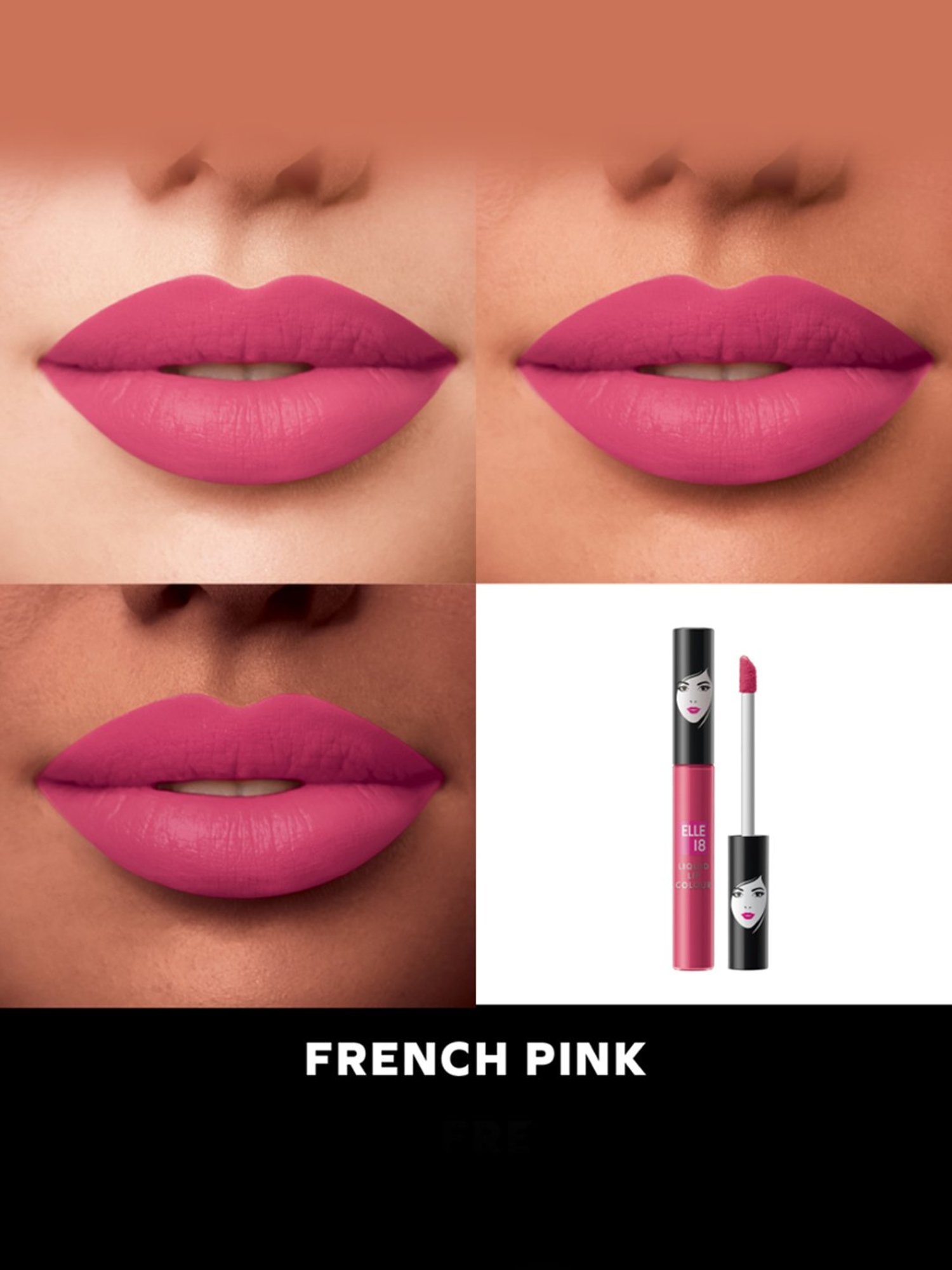 Elle 18 Liquid Lip Colour French Pink - 5.6 ml
