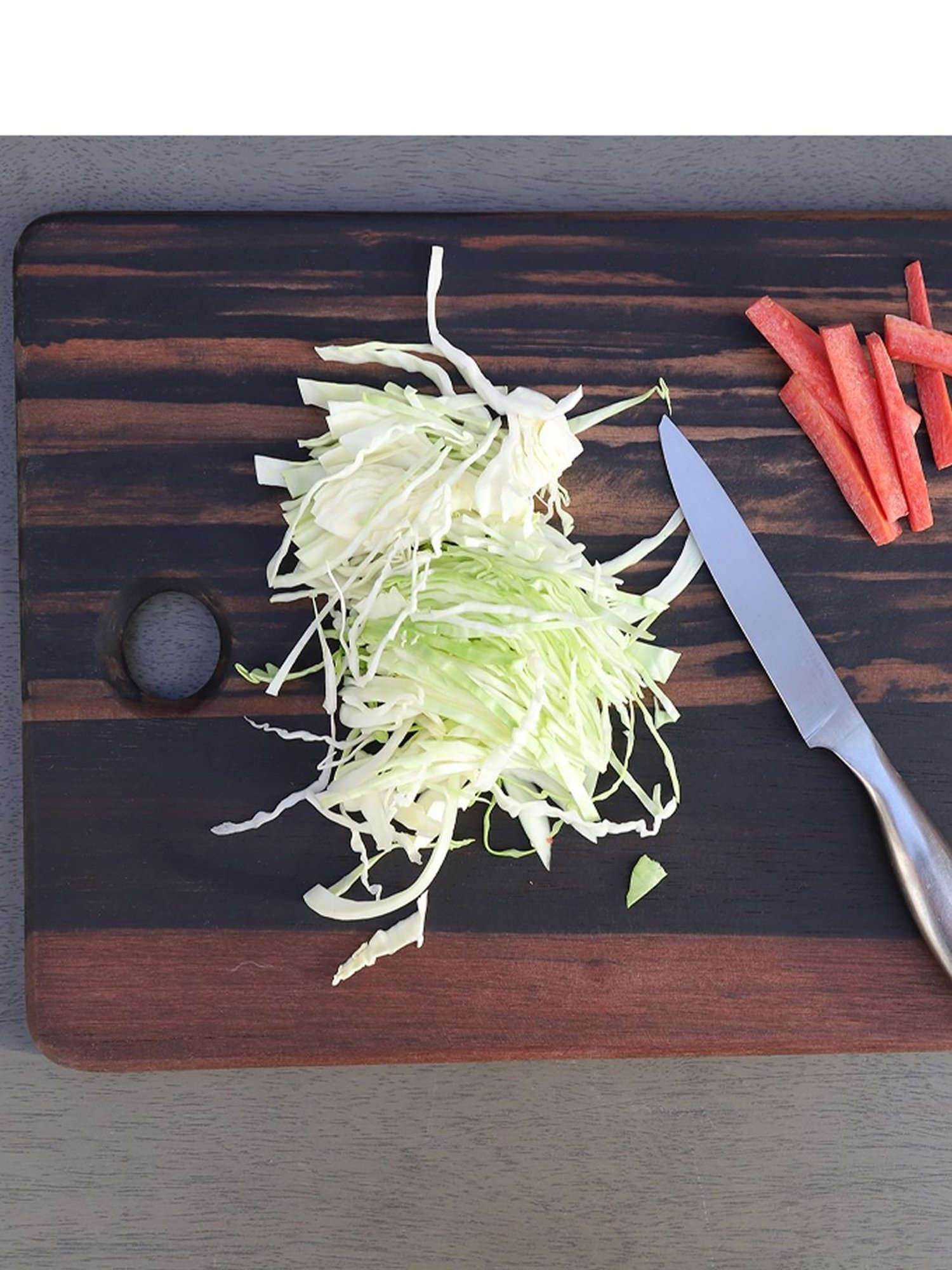 ICRAFT Chef Brown Ebony Wood Chopping Board - Set of 1