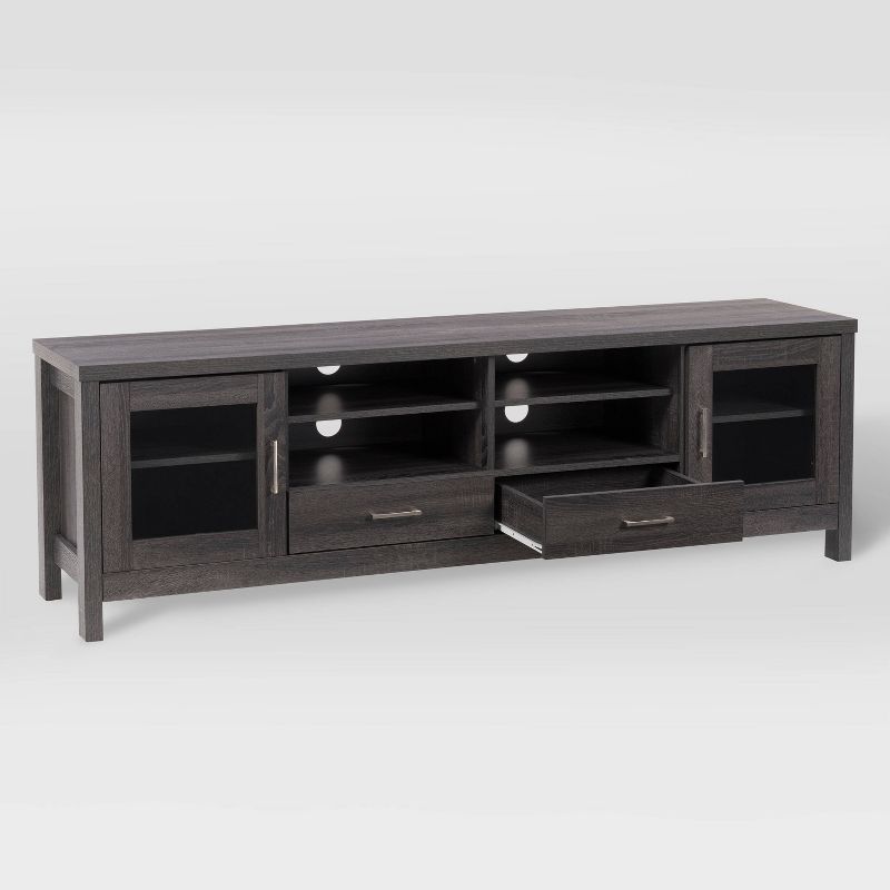 Hollywood TV Cabinet For TV's up to 80" Dark Gray - CorLiving