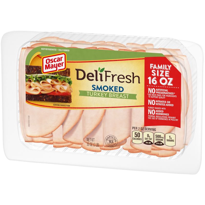 Oscar Mayer Deli Fresh Sliced Smoked Turkey Breast - 16oz