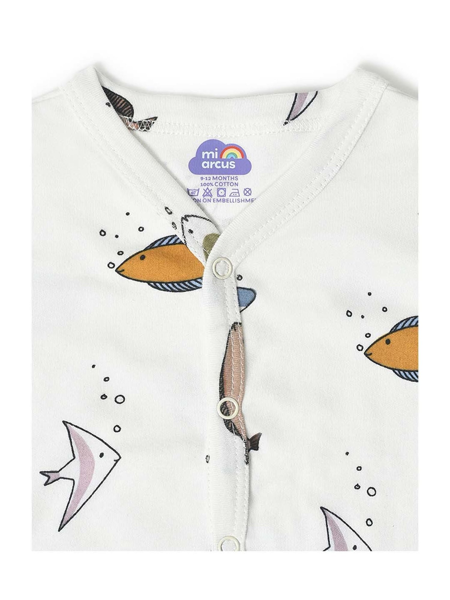 MiArcus Kids Multicolor Cotton Printed T-Shirt