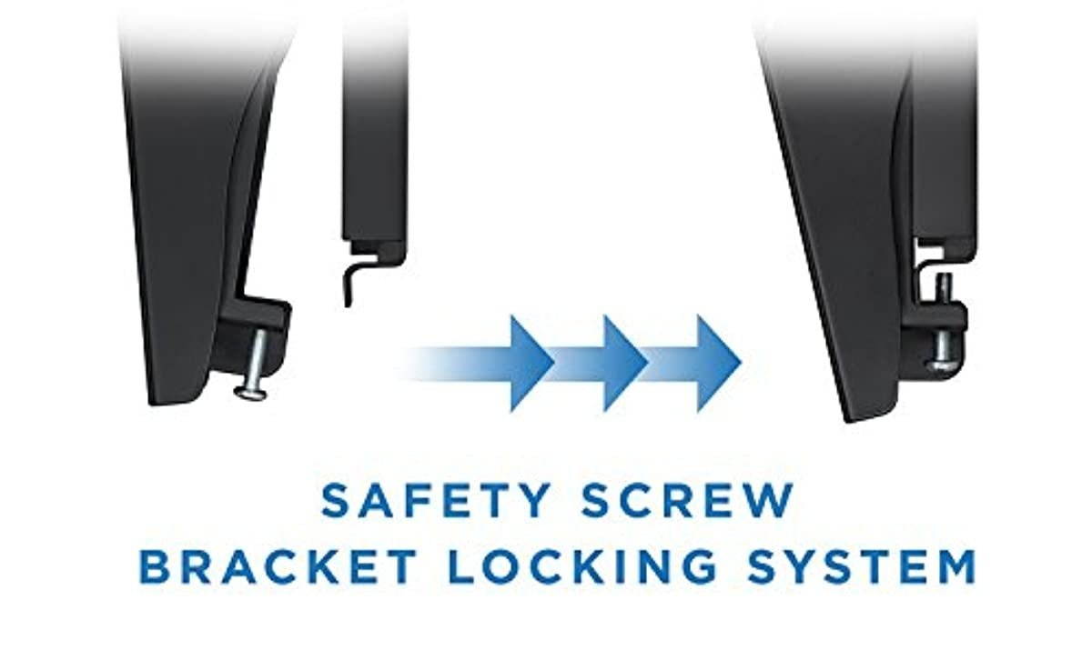 MOUNT-IT! Low Profile TV Wall Mount [50" to 100" Displays] [165 lbs Capacity] Mounting Bracket for Large Flat Screen, LCD, LED, OLED and Plasma TVs, VESA Compatible up to 800x400 (Black)