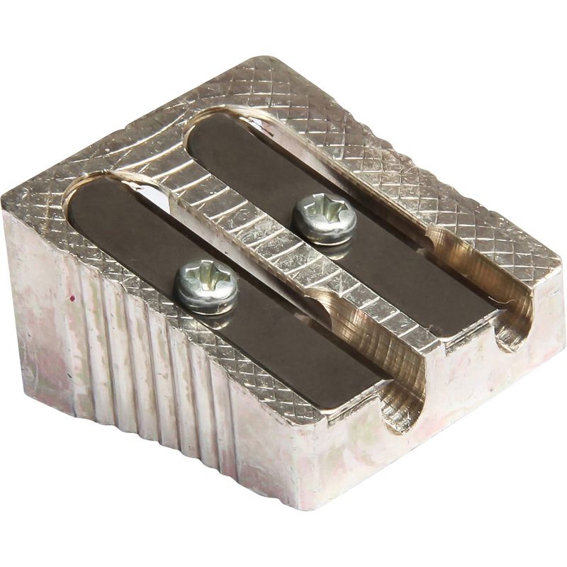 Baumgartens Dual Sharpener, 1", Metal, Silver MR2110